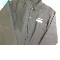 Black jacket with rivets