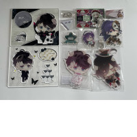 Set of 7 anime acrylic stands