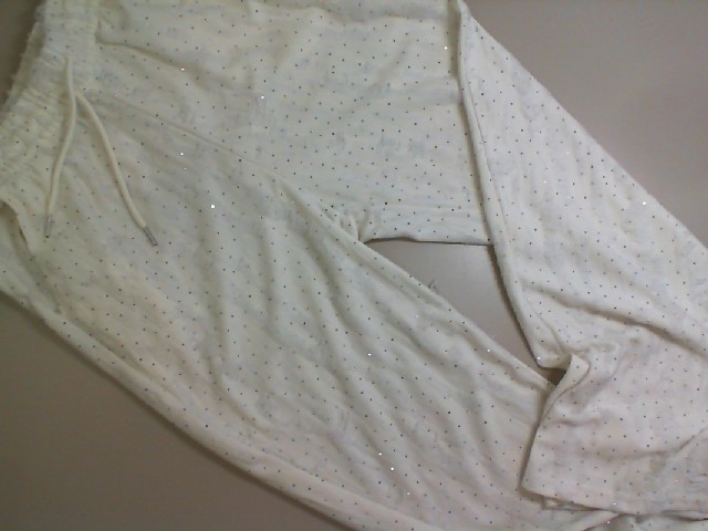 White Women's Pants With Sequins White Women's Pants With Sequins