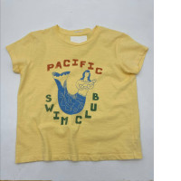 Yellow t-shirt with PACIFIC SWIMCLUB print Yellow t-shirt with PACIFIC SWIMCLUB print