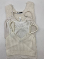 Set of 4 Women's white tank top 