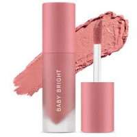 Baby Bright Lip Cheek Velvet Cherry Blossom 2.4g. 06 Pink Sakura