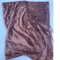 Brown children's towel