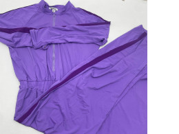 purple jumpsuit