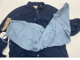 Men's blue suit: Shirt+pants