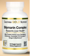 Silymarin Complex Milk Thistle Extract Plus 300mg, 120, 360 Caps California Gold Nutrition