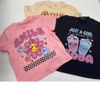 Set of 3 colourful girl's t shirts Set of 3 colourful girl's t shirts