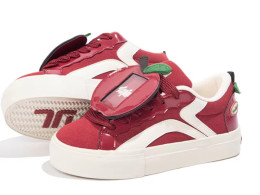 TuoPin Red Sneakers Festival Shoes for Women Casual Non-Slip Travel Sneakers Slouchy Comfortable Ladies Footwear