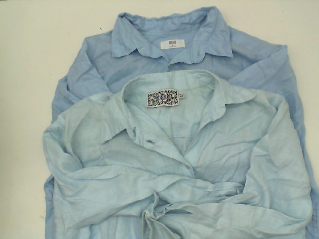 Set of 2 Men's blue long-sleeved shirt Set of 2 Men's blue long-sleeved shirt