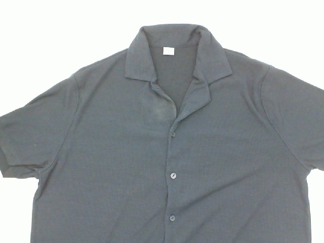 Blue short-sleeved shirt Blue short-sleeved shirt