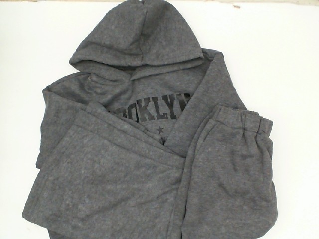 Set of 2 Gray hooded sweatshirt and gray pants for kids Set of 2 Gray hooded sweatshirt and gray pants for kids