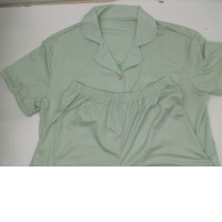 Set of 2 Mint green short-sleeved shirt and mint green shorts 