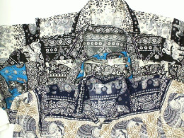 Set of 4 Elephant pattern short sleeve shirt 