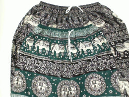 Set of 2 Elephant print long pants 