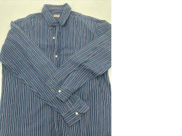 Men's Blue Striped Shirt