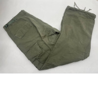 Green men's camping pants