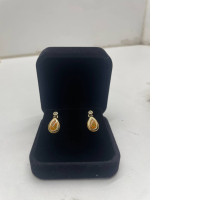 Souvenir earrings with a pattern