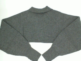 Women's long-sleeved round neck sweater, gray Women's long-sleeved round neck sweater, gray