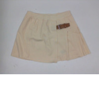 Cream colored short skirt