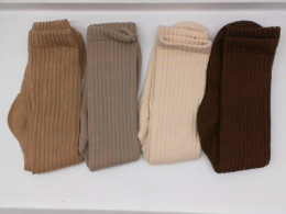 Set of 4 Women's long wool socks 
