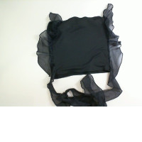 Black top with ribbons