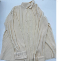 Beige women's oversize shirt