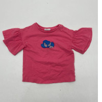 Pink t-shirt with butterfly print