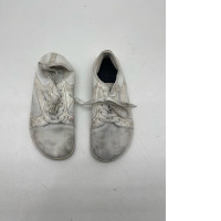 White used men's shoes 