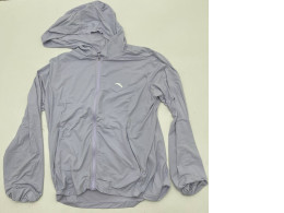 Grey sports hooded sweatshirt