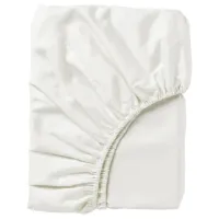 NATTJASMIN NATTJASMIN Fitted sheet, white, 150x200 cm - IKEA