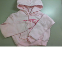 Children's pink jacket with hood Children's pink jacket with hood