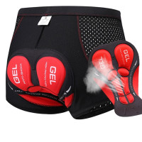 USED NEWBOLER 5D Gel Padded Cycling Shorts Shockproof Cycling Shorts MTB Road Bike Bicycle Men's Pants