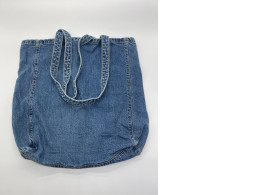 Denim women's beach bag
