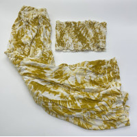 Women's summer suit: skirt and top