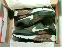 nike air max sneakers green and brown