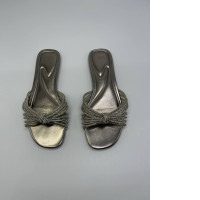 Grey women's hilled shoes