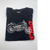 Black t-shirt with DUCATI print
