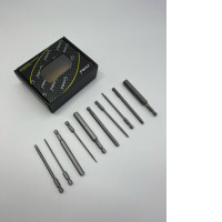 Set of screwdriver attachments