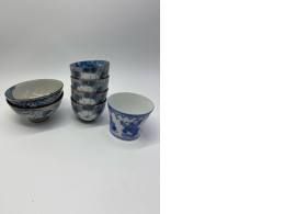 Set of Chineese dishes: mugs+ soup plates