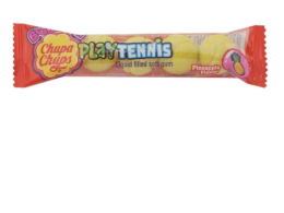 Chupa Chups, pineapple syrup chewing gum, tennis ball shape, 18g.