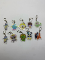 Set of 10 Animal Keychain 