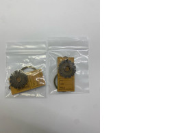 Set of 2 Gear Keychain 