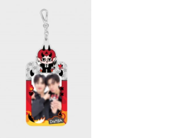 DOMIIA CARD HOLDER WITH PERTHSANTA PHOTOCARD 