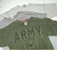 Set of 3 men's t-shirts with ARMY print