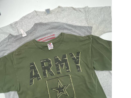 Set of 3 men's t-shirts with ARMY print
