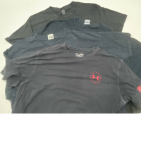 Set of dark blue t-shirts size M