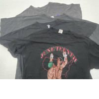 Set of dark kid's t-shirts