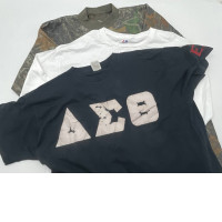 Set of university printed t-shirts