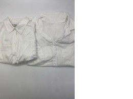 Set of 2 Women's white long-sleeved shirt 