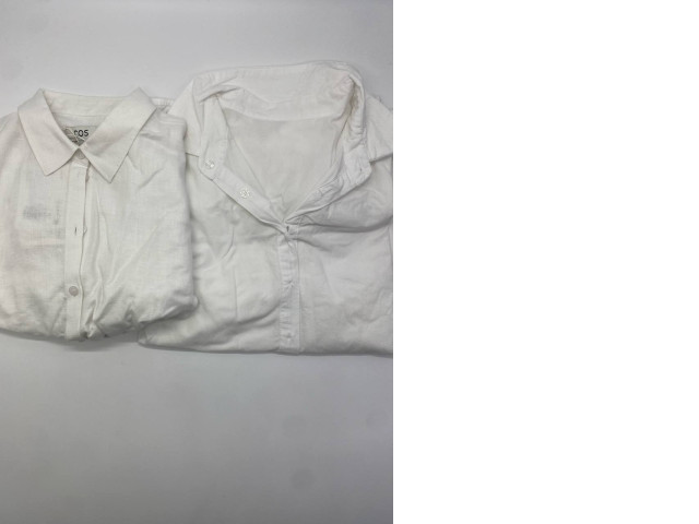Set of 2 Women's white long-sleeved shirt Set of 2 Women's white long-sleeved shirt